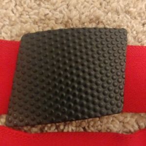 VTG Red and black speedy stretch belt